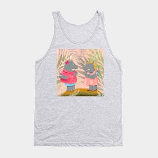 Arguing hippos 🦛🦛😤😠 Tank Top